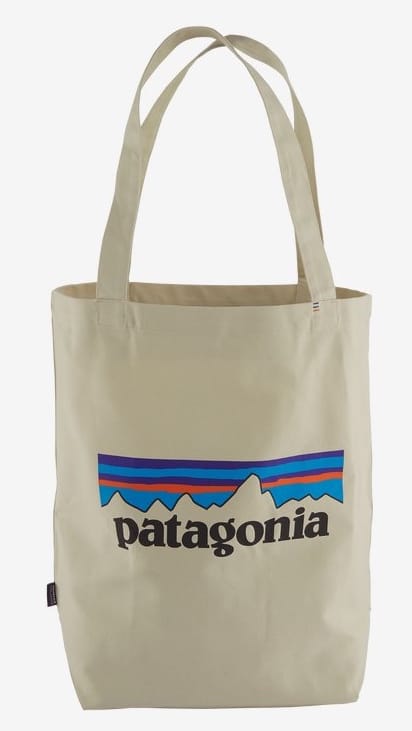 Patagonia Market Tote P-6 Logo: Bleached Stone Patagonia