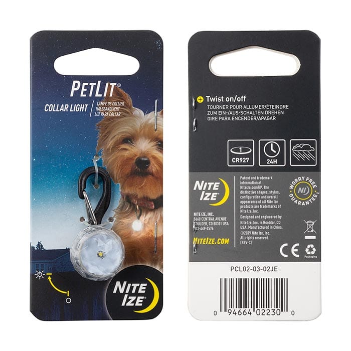 Nite Ize PetLit® Collar Light Crystal Jewel Nite Ize Nite Ize PetLit® Collar Light Crystal Jewel Nite Ize