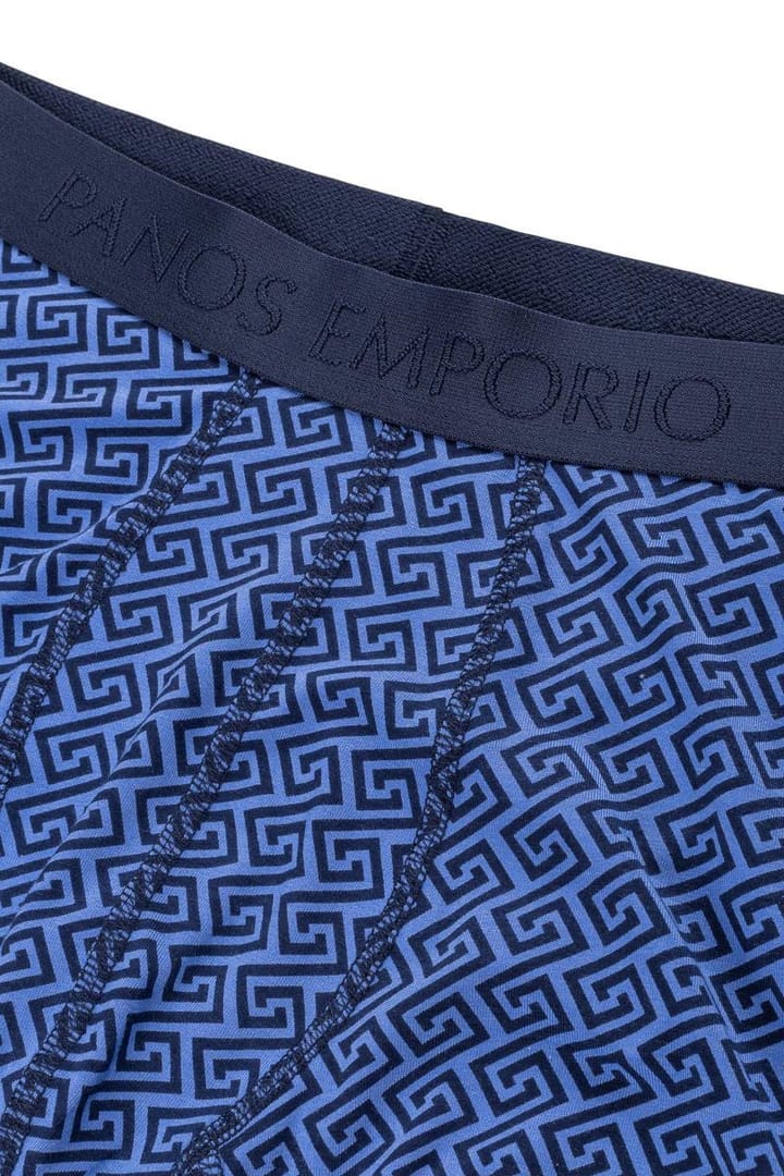 Panos Emporio PE 5PK BAMBOO BOXER SEASONAL LT BLUE/MEANDER NAVY/MEANDER CORAL/CORAL-WHITE/MEANDER CORAL-NAVY Panos Emporio