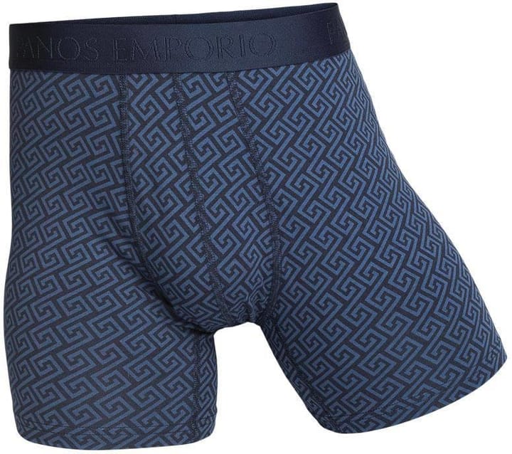 Panos Emporio 3pk Base Bamboo Boxer Olive/Grey/Blue Meander Panos Emporio