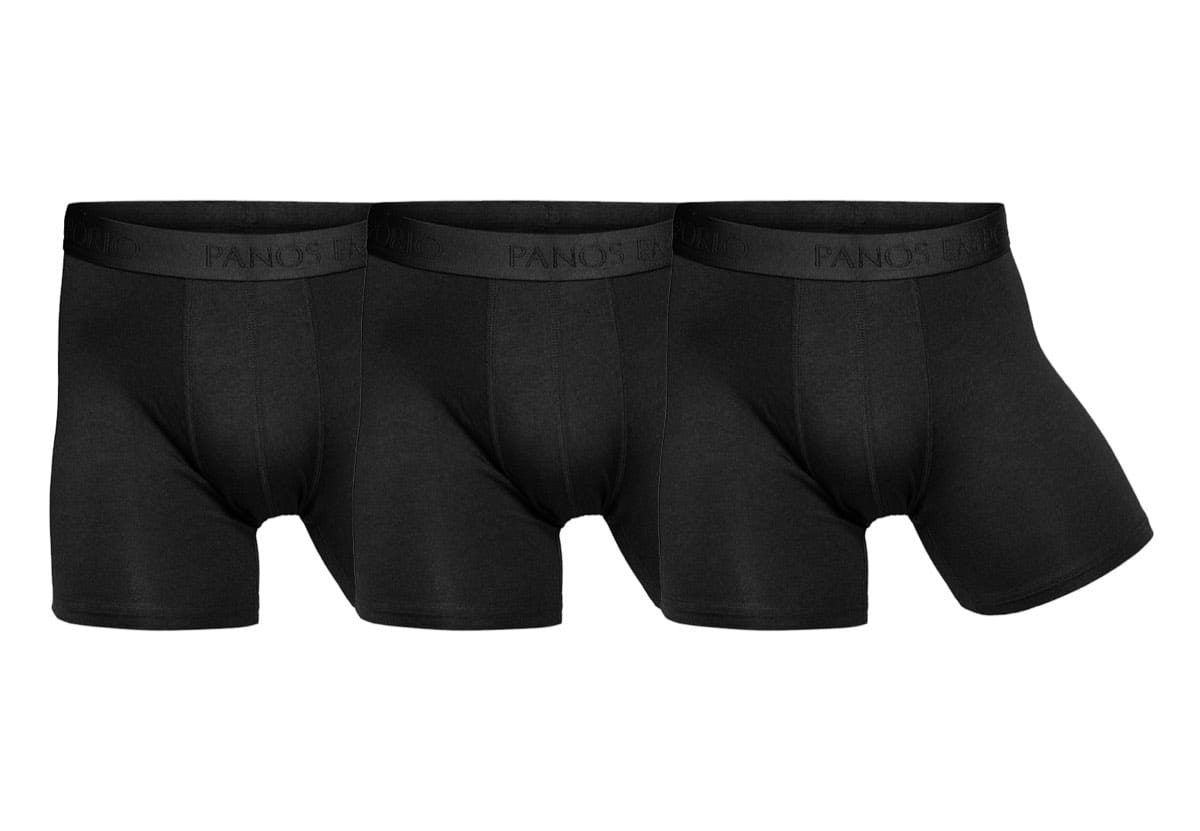 Panos Emporio PE 3PK BASE BAMBOO BOXER BLACK