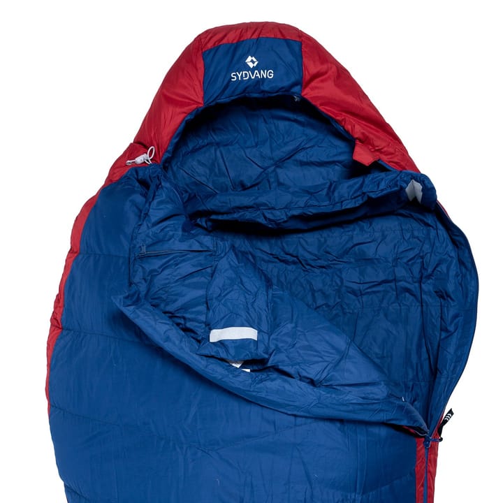 Sydvang Skaring Down Sleeping Bag 2 °C Twilight Blue /Haute Red Sydvang