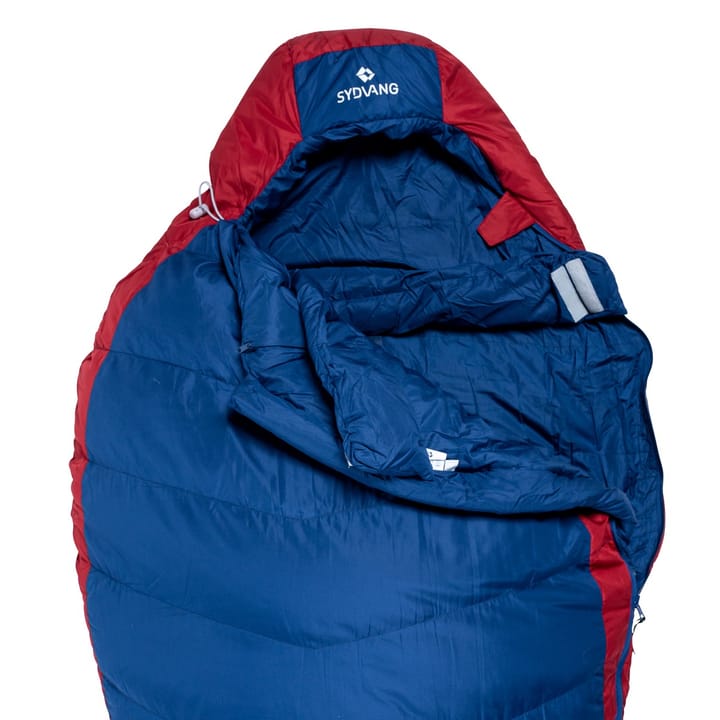 Sydvang Skaring Down Sleeping Bag -5 °C Twilight Blue /Haute Red Sydvang