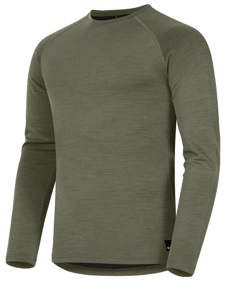 Urberg Men's Selje Merino-Bamboo Top Deep Lichen Green Urberg