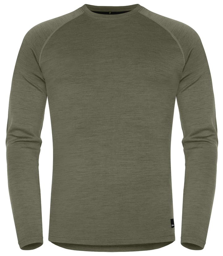 Urberg Men's Selje Merino-Bamboo Top Deep Lichen Green Urberg