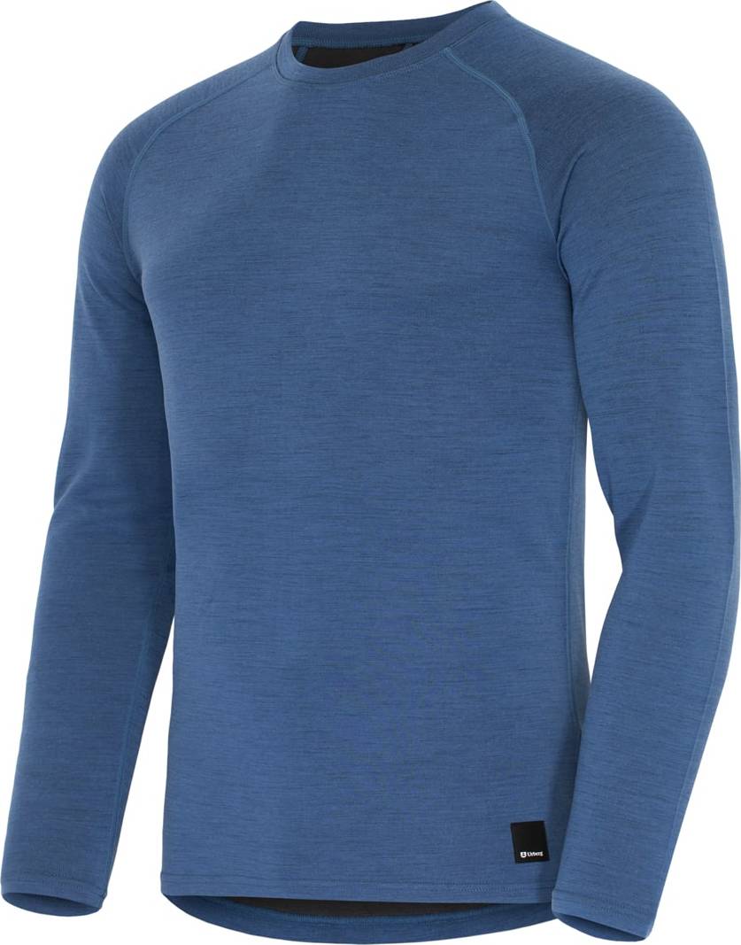 Urberg Men's Selje Merino-Bamboo Top True Navy/Asphalt