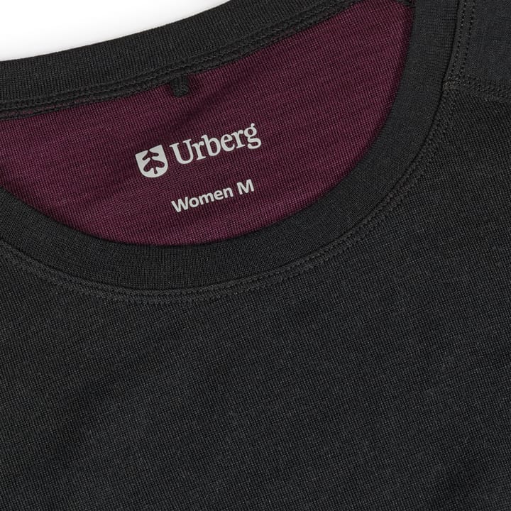 Urberg Women's Selje Merino-Bamboo Top Black/Purple Urberg