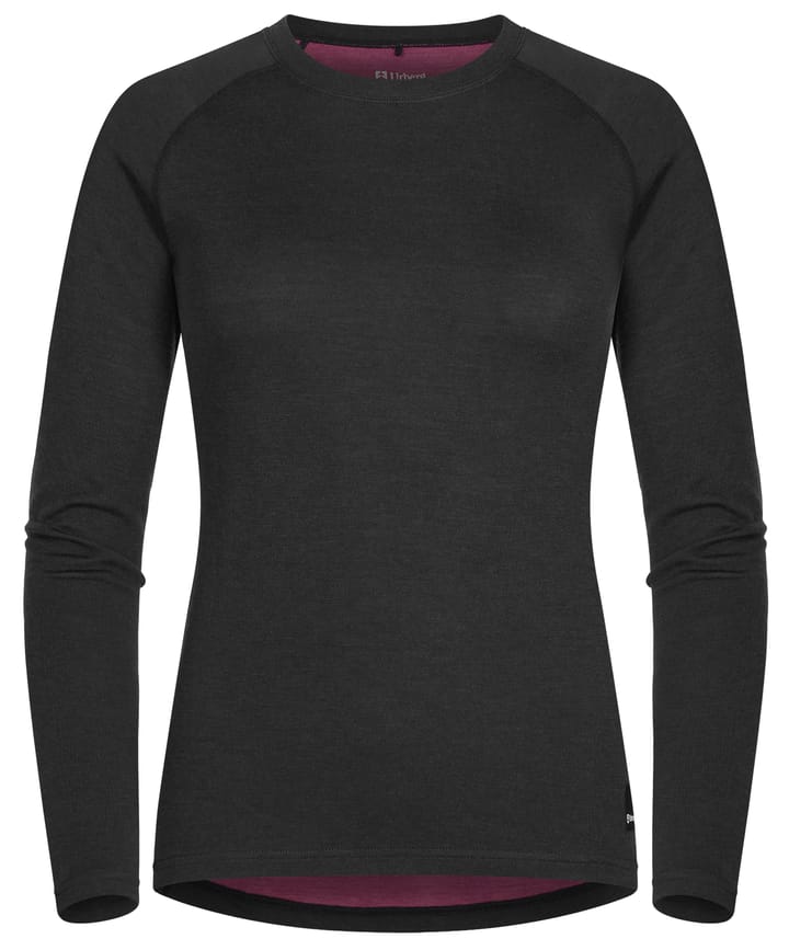 Urberg Women's Selje Merino-Bamboo Top Black/Purple Urberg