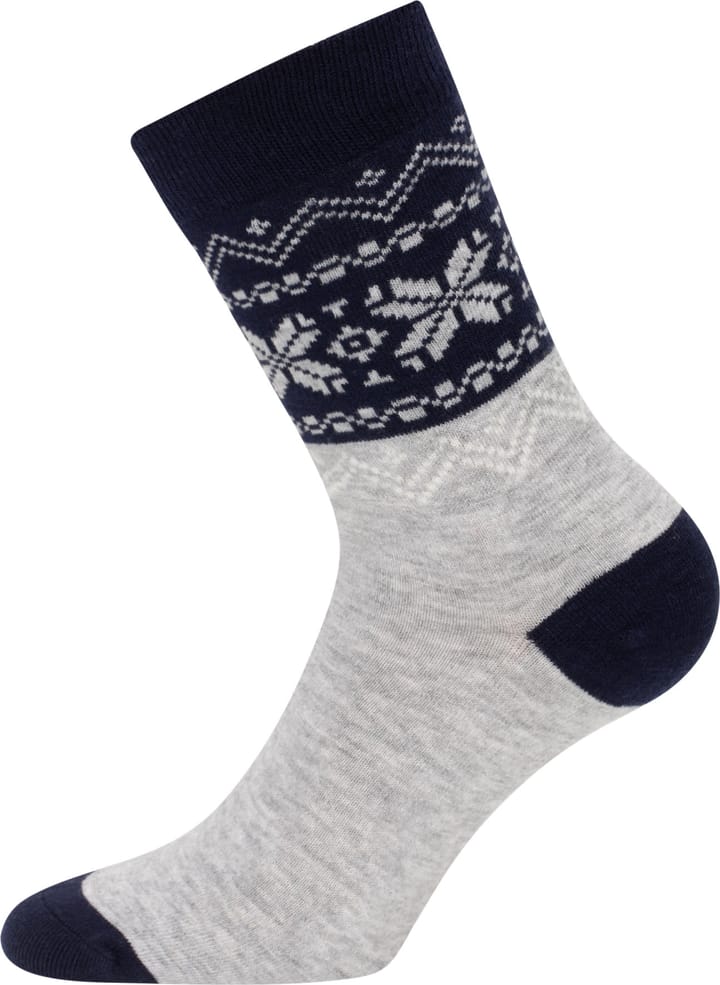 Gridarmor Heritage Merino Socks Lt. Grey/Dk Navy/White Gridarmor