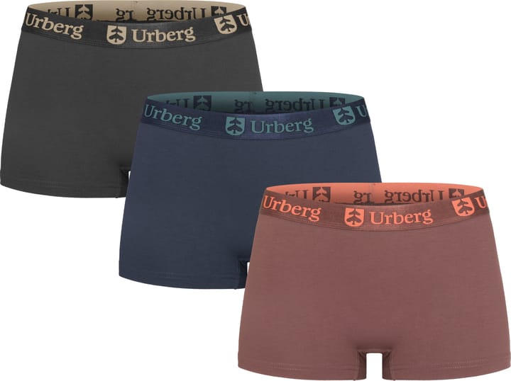 Urberg Women's Isane 3-pack Bamboo Boxers Huckleberry/Blue Nights/Phantom Urberg Urberg Women's Isane 3-pack Bamboo Boxers Huckleberry/Blue Nights/Phantom Urberg