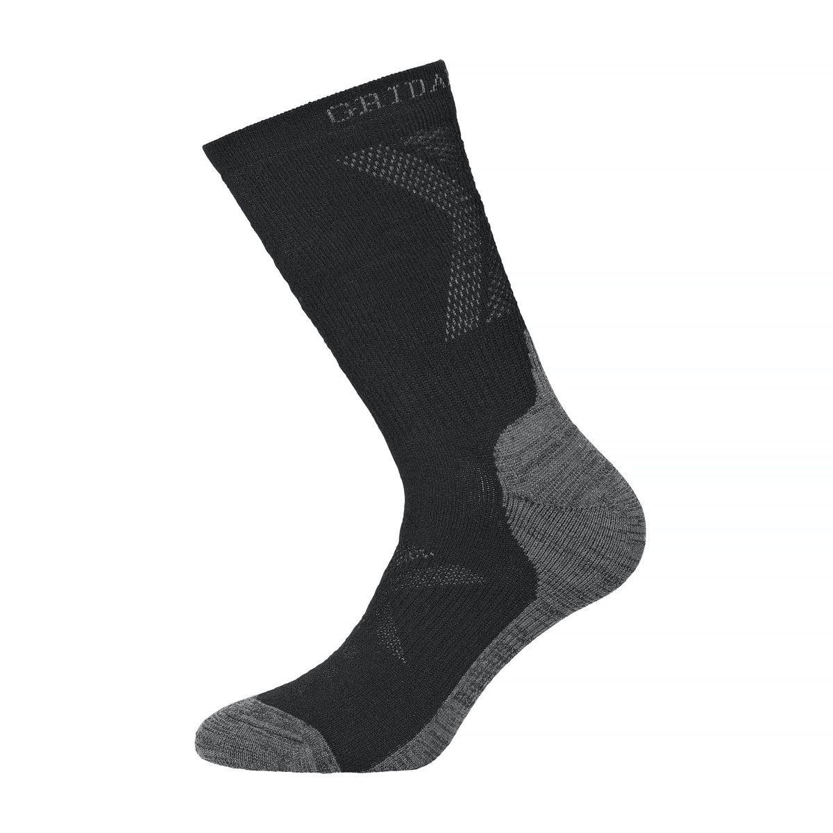 Gridarmor Merino Trekking Sock Jet Black