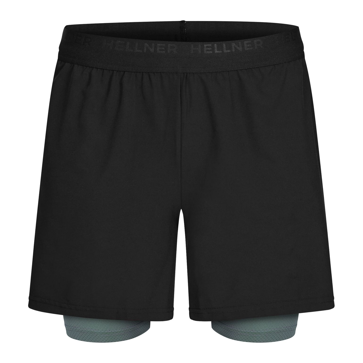 Hellner Kelva 2-In-1 Shorts Men Blackbeauty+Laurelwreath