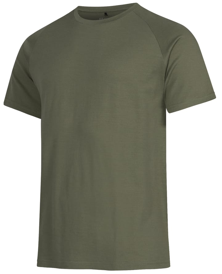 Men's Lyngen Merino T-Shirt 2.0 Deep Lichen Green Urberg