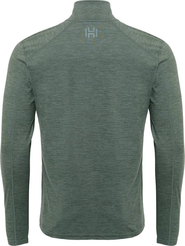 Hellner Men's Nunis Halfzip Long Sleeve Tee  Laurel Wreath Melange Hellner