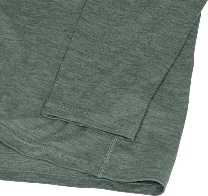 Hellner Men's Nunis Halfzip Long Sleeve Tee  Laurel Wreath Melange Hellner
