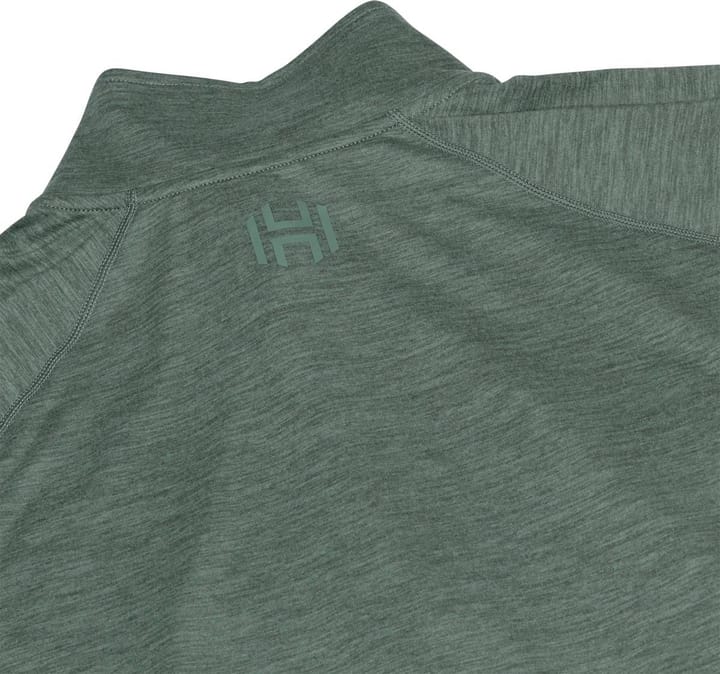 Hellner Men's Nunis Halfzip Long Sleeve Tee  Laurel Wreath Melange Hellner
