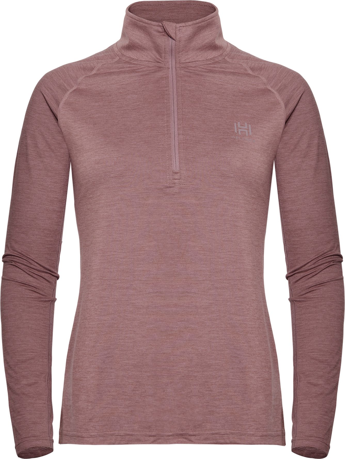 Hellner Women's Nunis Halfzip Long Sleeve Tee Rose Taupe