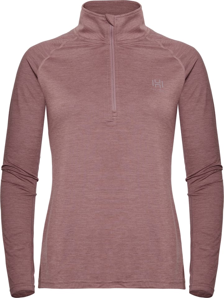 Hellner Women's Nunis Halfzip Long Sleeve Tee Rose Taupe Hellner