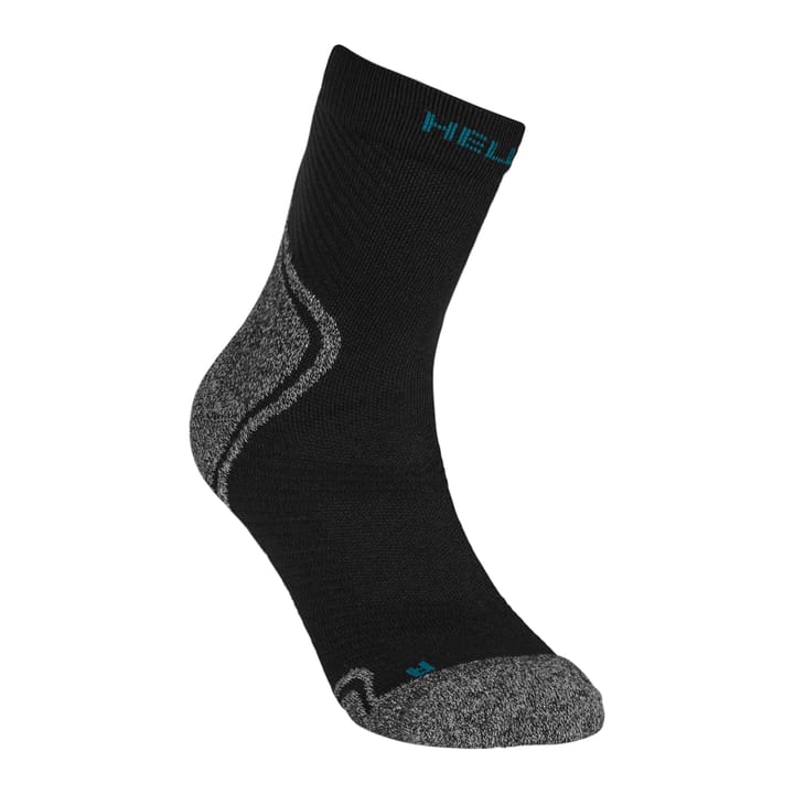 Hellner Mid Tech Run Sock Black Beauty Hellner