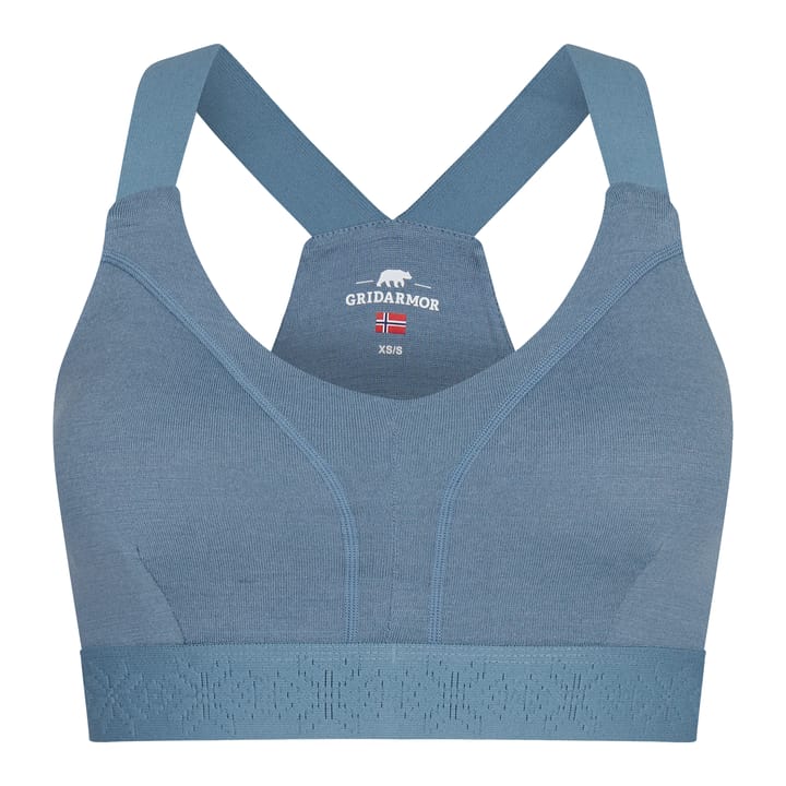 Women's Finse Merino Top 2.0 Blue Shadow