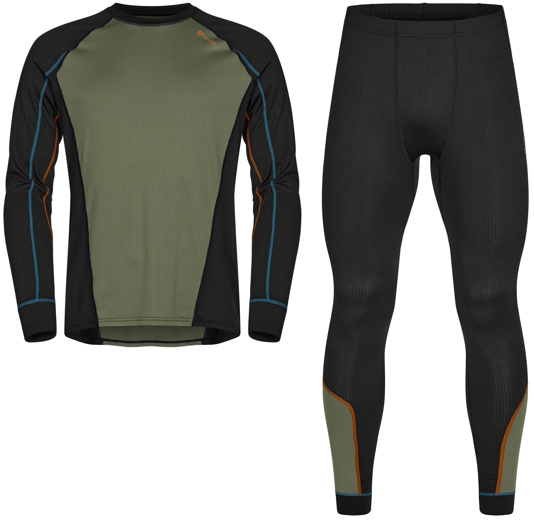 Urberg Men's Base Layer Set Black Beauty