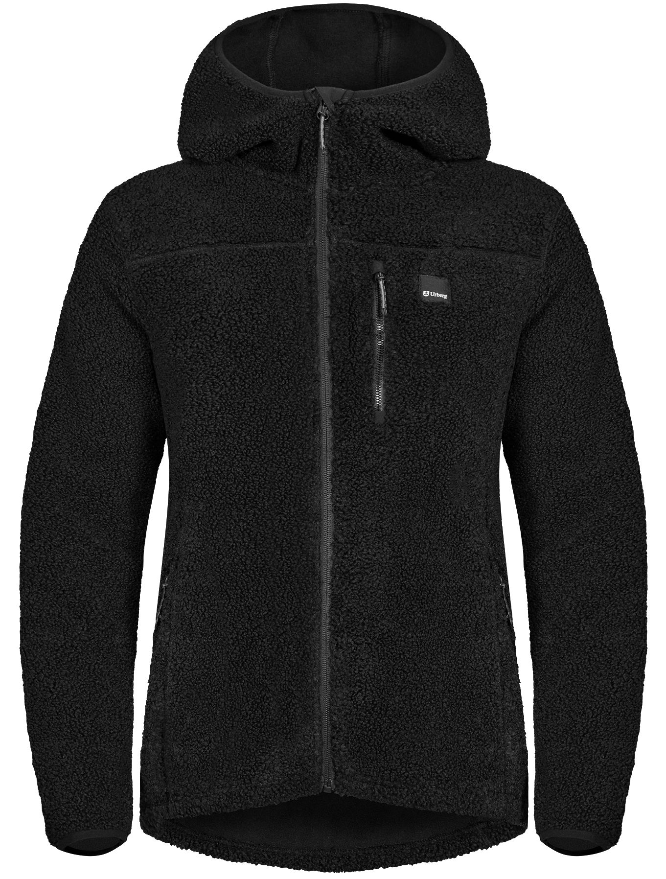 Urberg Pile Hoodie Wmn Black Beauty