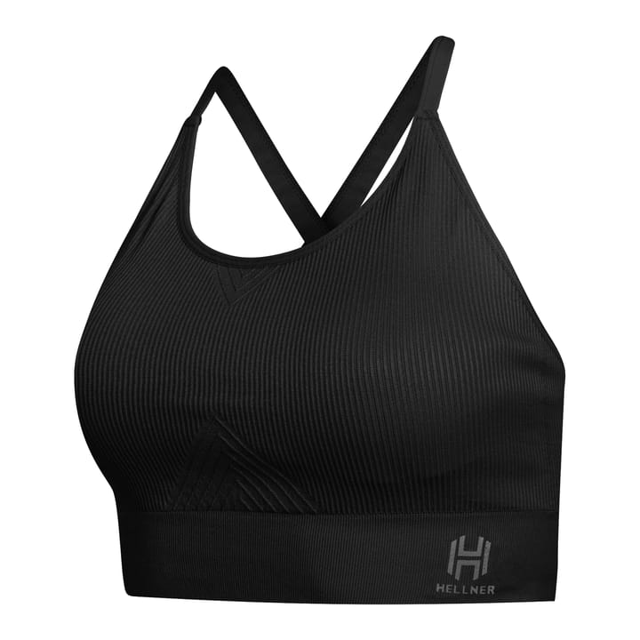 Hellner Women's Seamless Tech Sport Bra Black Beauty Hellner