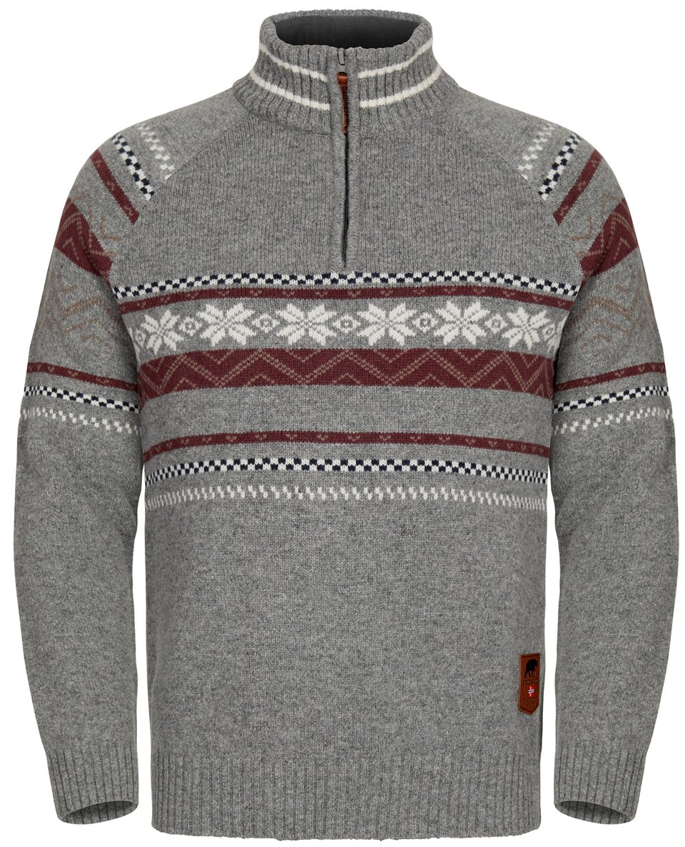 Men's Snøstjerne Half Zip Ullgenser