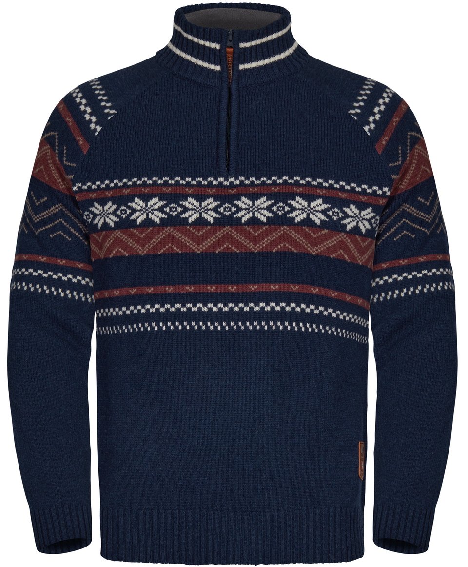Men's Snøstjerne Half Zip Ullgenser