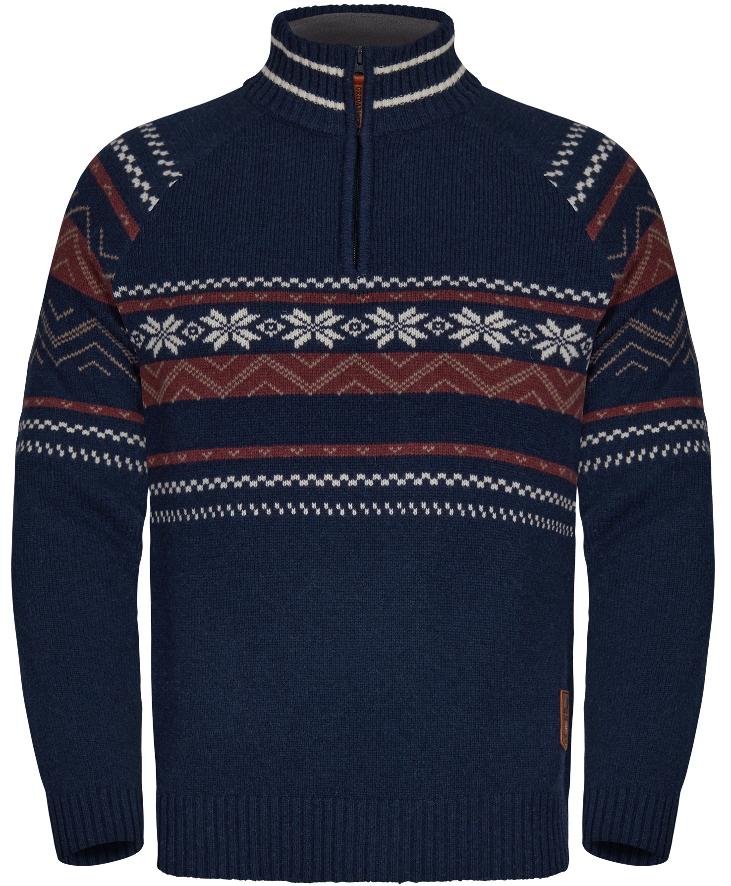 Gridarmor Men’s Snøstjerne Half Zip Ullgenser Navy Blazer