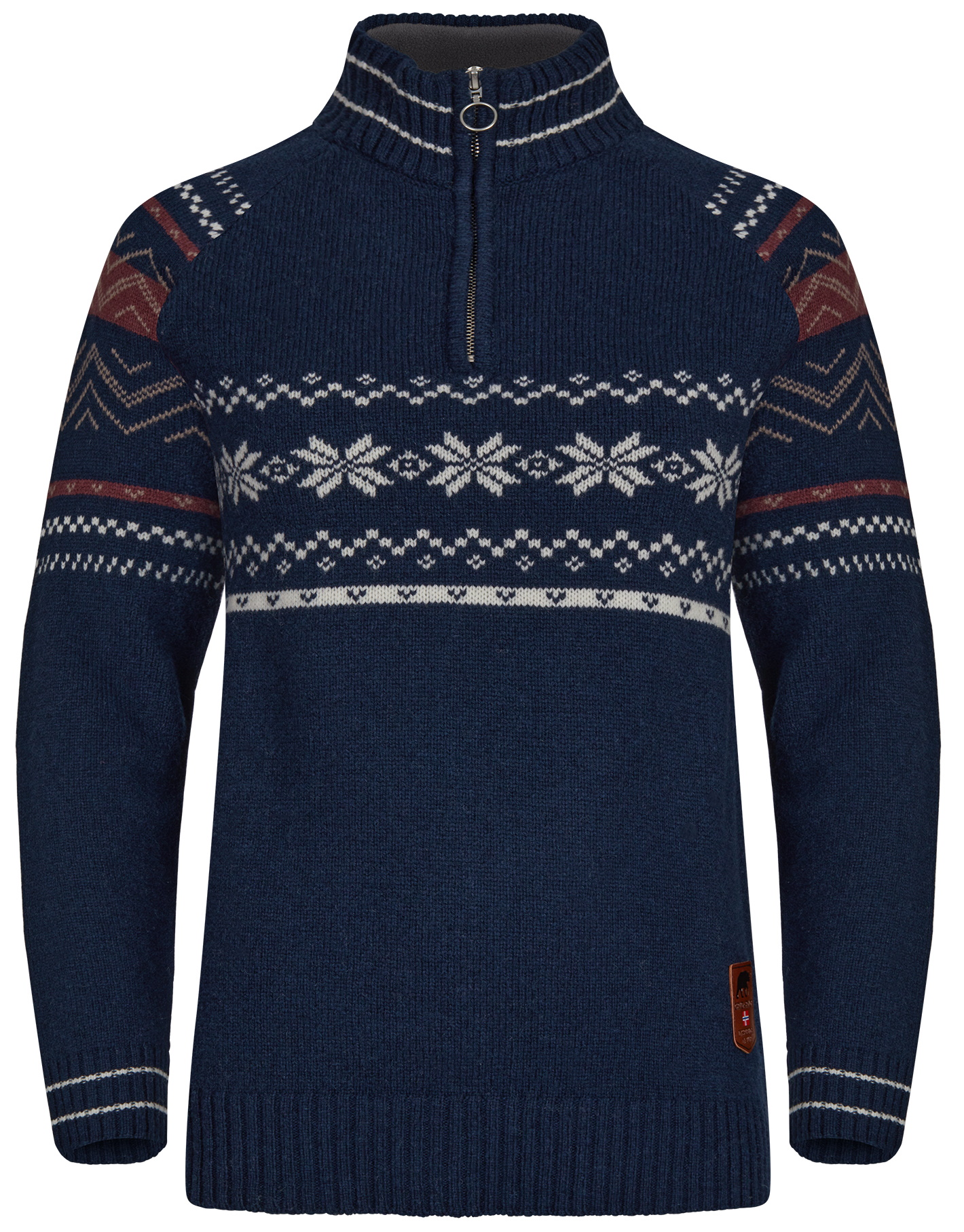 Gridarmor Women's Snøstjerne Half Zip Ullgenser