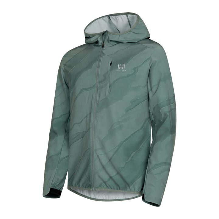 Hellner Men's Aras Running Jacket Laurel Wreath Aop Hellner