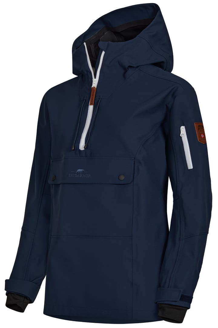 Gridarmor Skare Soft Shell Anorak Wmn Navy Blazer Gridarmor