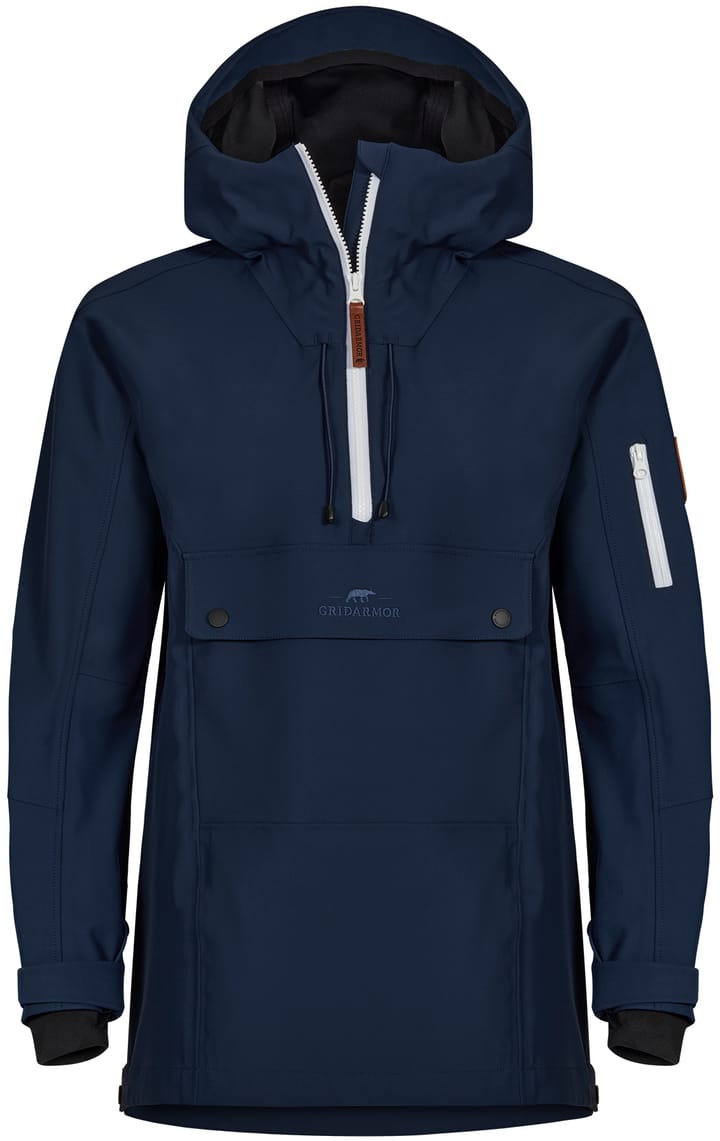 Gridarmor Skare Soft Shell Anorak Wmn Navy Blazer Gridarmor