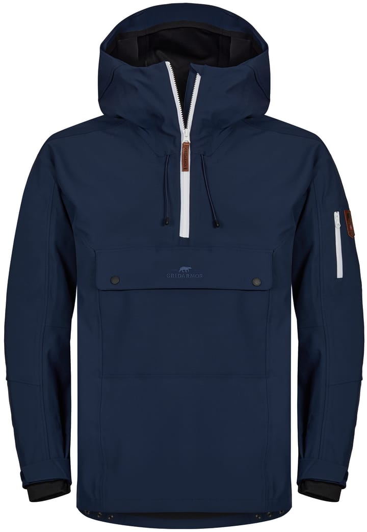 Gridarmor Skare Soft Shell Anorak Men Navy Blazer Gridarmor