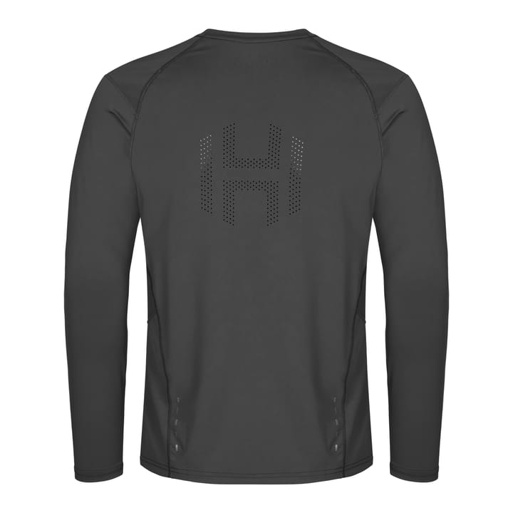 Hellner Men's Sallu Long Sleeve Running Top Asphalt Hellner