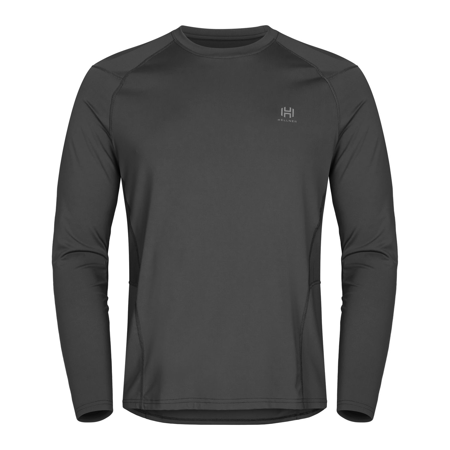 Men's Sallu Long Sleeve Running Top Asphalt