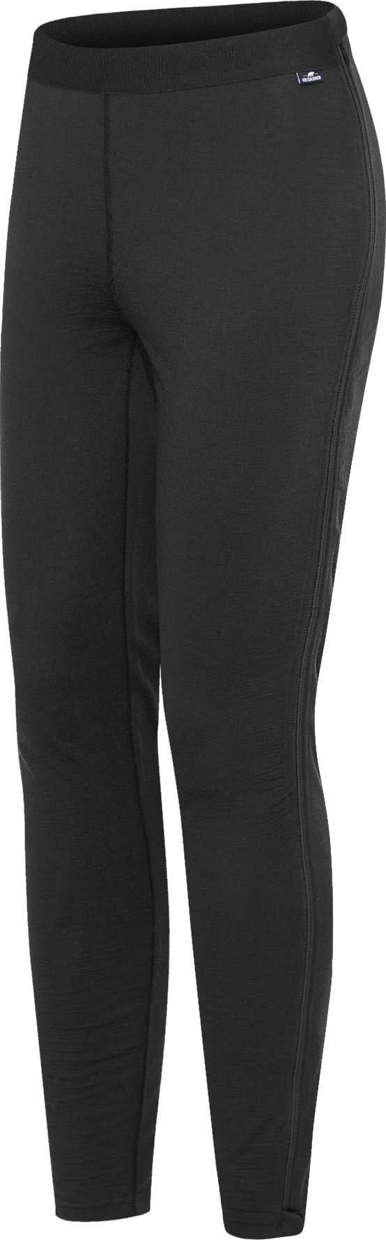 Gridarmor Women's Merino Zip Undertøy Longs Black Beauty Gridarmor