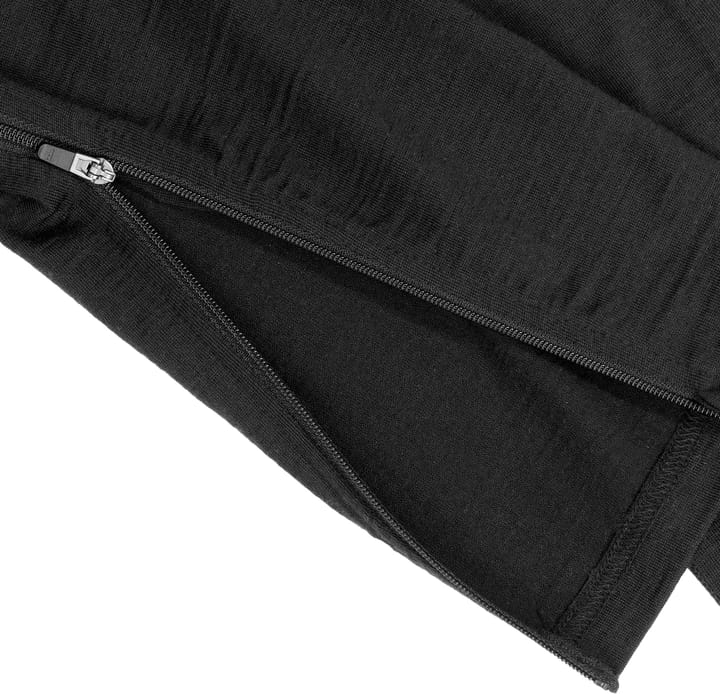 Gridarmor Women's Merino Zip Undertøy Longs Black Beauty Gridarmor