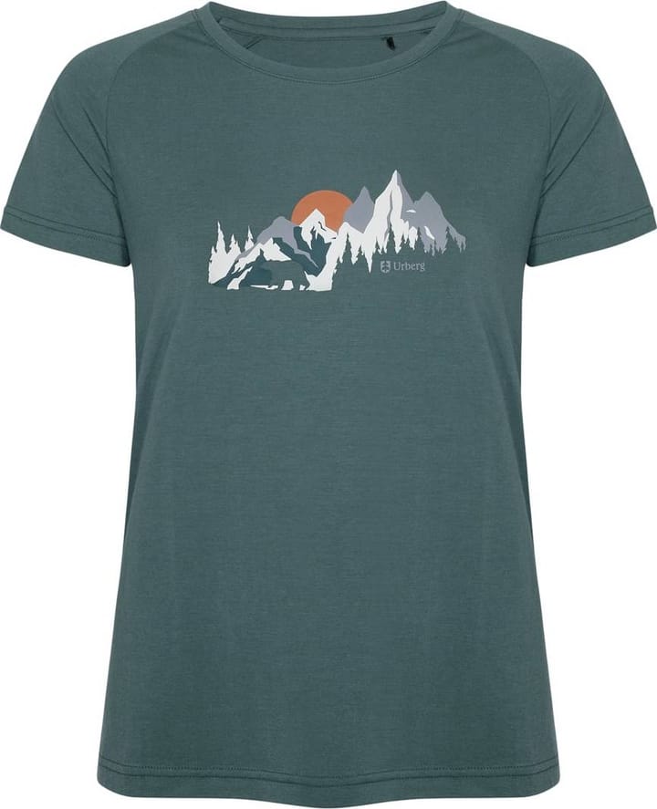 Urberg Women's Printed Tree Tee Silver Pine Urberg