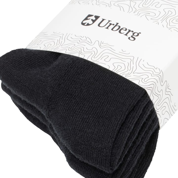 Urberg Unisex Every Day Merino Wool Sock 3p Black Beauty Urberg