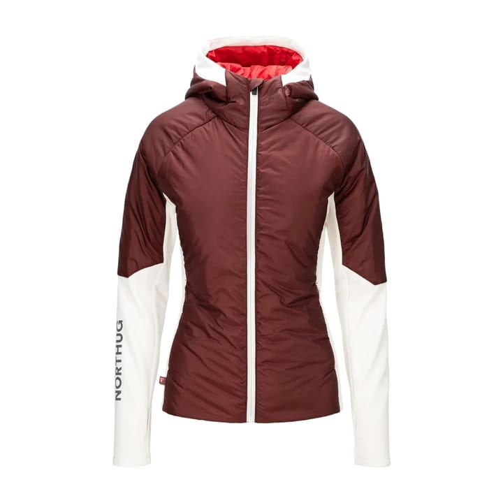 Northug Livigno Hybrid Jkt Wmn Madder Brown Northug