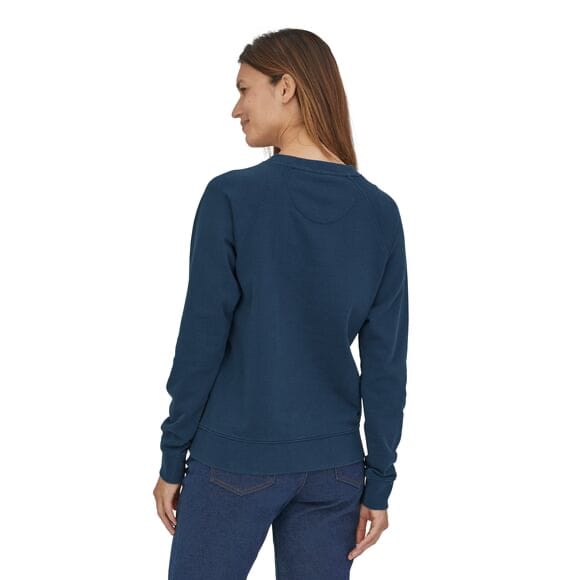 Patagonia W's Alpine Icon Regenerative Organic Certified Cotton Crew Sweatshirt Tidepool Blue Patagonia