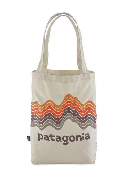 Patagonia Market Tote Ridge Rise Stripe: Bleached Stone Patagonia Patagonia Market Tote Ridge Rise Stripe: Bleached Stone Patagonia