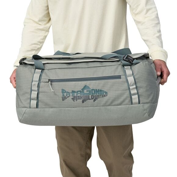 Black Hole Duffel 55L Wild Waterline: Sleet Green Patagonia