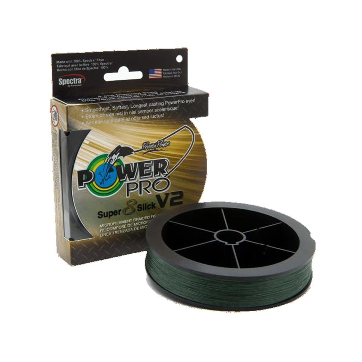 Power Pro Line PowerPro Sup 8 Slick V2 MossGreen