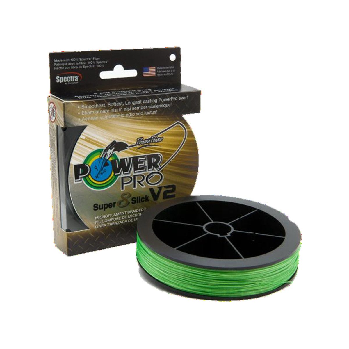 Power Pro Line PowerPro Sup 8 Slick V2 AquaGreen