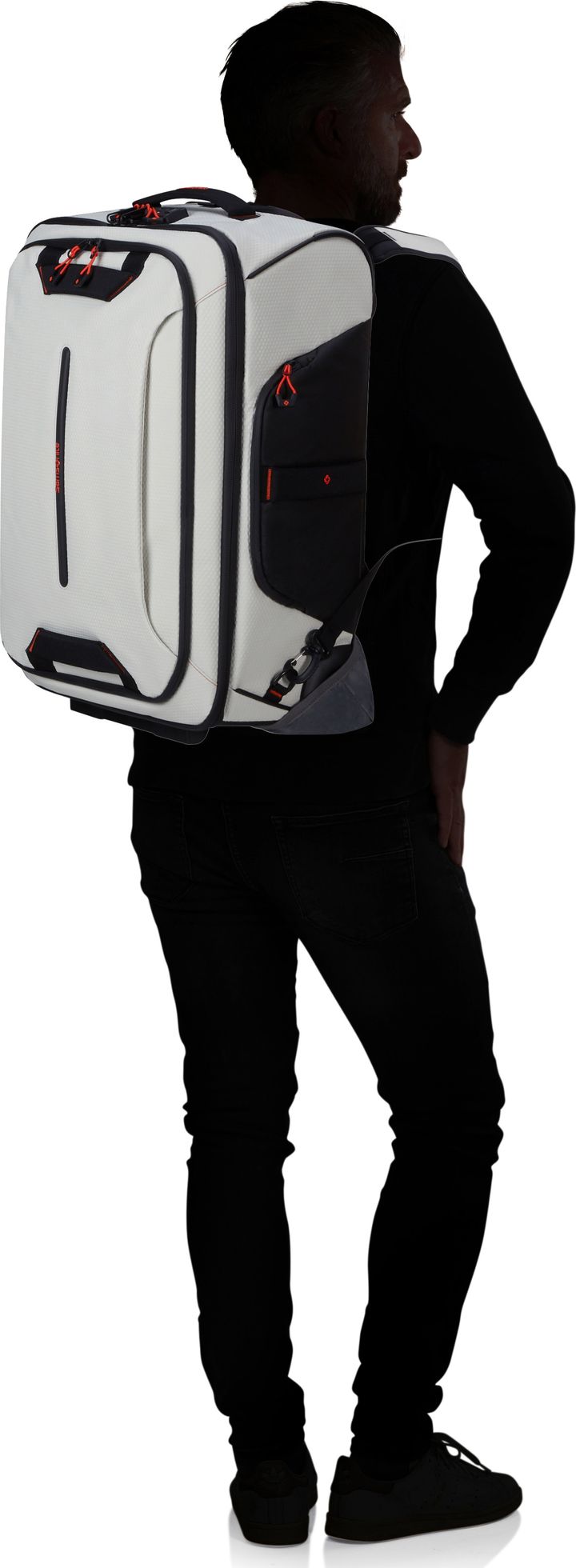 Samsonite Ecodiver Duffle with wheels 55cm backpack Cloud White Samsonite
