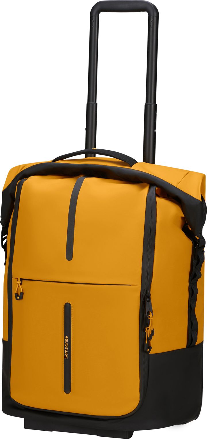 Samsonite Ecodiver Foldable Duffle With Wheels 4-In-1 Yellow Samsonite Samsonite Ecodiver Foldable Duffle With Wheels 4-In-1 Yellow Samsonite
