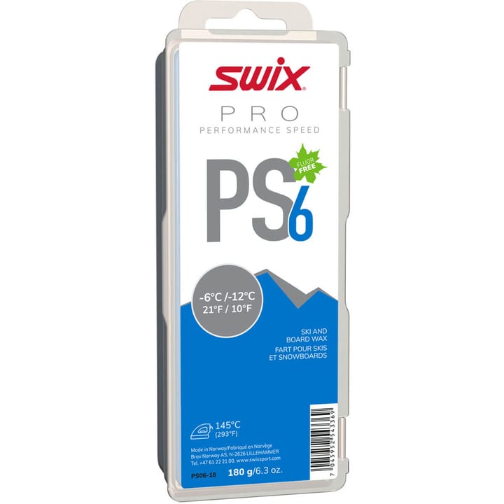 Swix PS6 Blue, -6°C/-12°C, 180g Swix